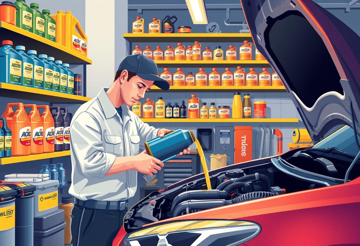 Personal de Lubricentro LF realizando cambio de aceite en Banda del Rio Salí, Tucumán